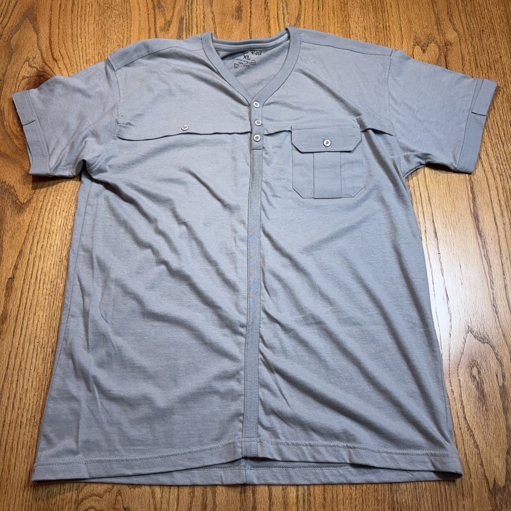 Gray Short Sleeve Men's Tee